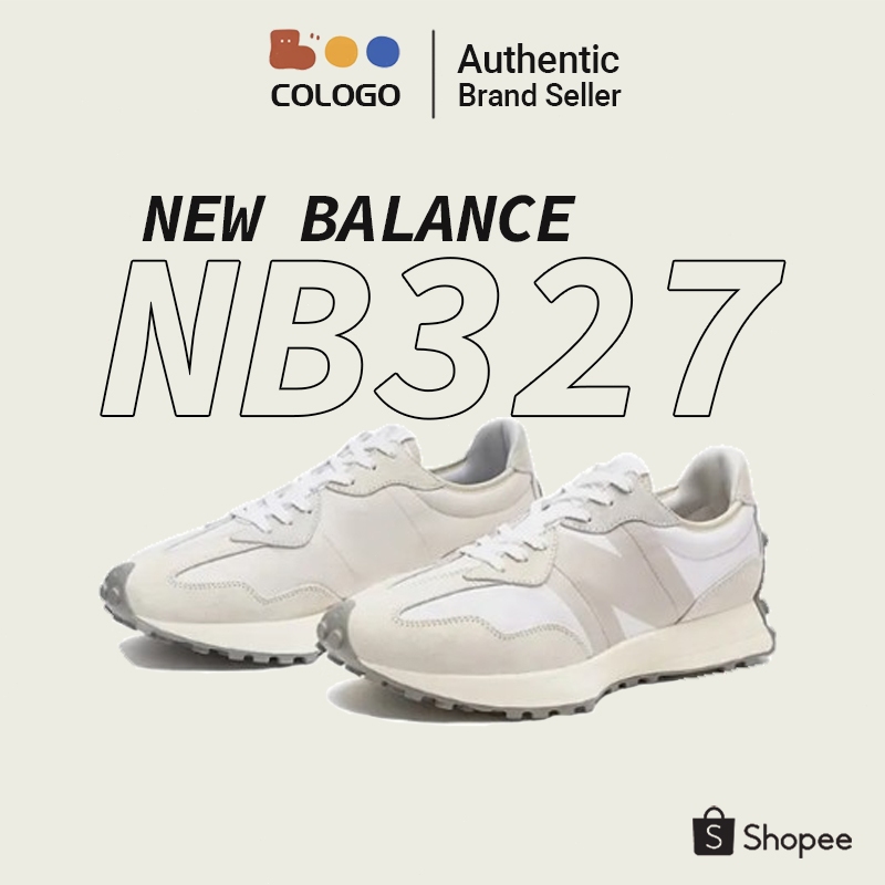 NEW BALANCE 327 NB327 MS327 new balance MS327NW1  รองเท้าผ้าใบ Light Grey 💯