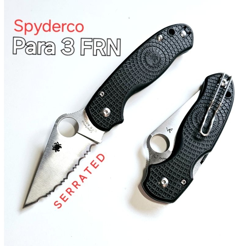 มีดพับ Spyderco Para3, Light Weight, FRN, C223