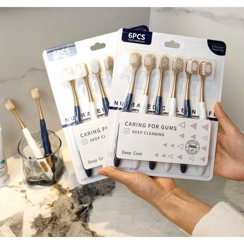 พร้อมส่ง แปรงฟันรุ่นใหม่(เกรดห้าง) ขนแปรงนุ่ม ขนแปรงพรีเมี่ยม ออกแบบมาเพื่อสุขภาพฟันที่ดีและดูแลเหงือก