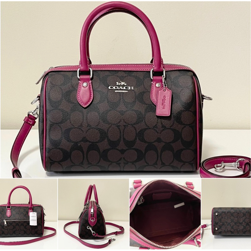 รุ่นใหม่และรุ่นเก่า ROWAN SATCHEL IN SIGNATURE CANVAS CH280 CH486 CR122 หมอน