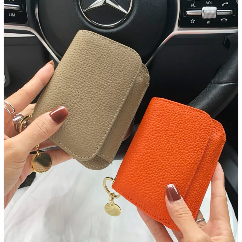 พร้อมส่ง กระเป๋าสตางค์ใส่เหรียญใส่ธนบัตร ผู้หญิง สไตล์เกาหลี พับได้สามพับ GC-316