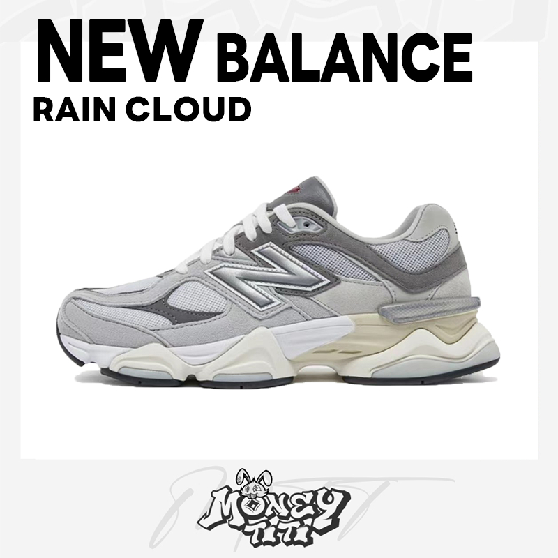 (พร้อมส่ง ของแท้ 100%) New Balance 9060 rain cloud รองเท้าผ้าใบ