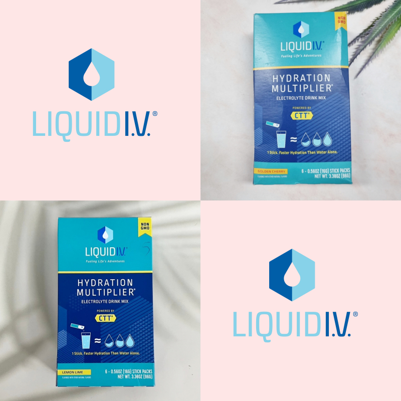 [Liquid I.V.®] Hydration Multiplier Electrolyte Drink Mix 6 Stick Packs 96 g ผงอิเล็กโทรไลต์ ไฮเดรชั