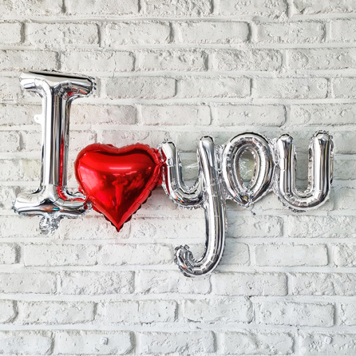 ร้านไทย ลูกโป่ง I love you ลูกโป่งวาเลนไทน์