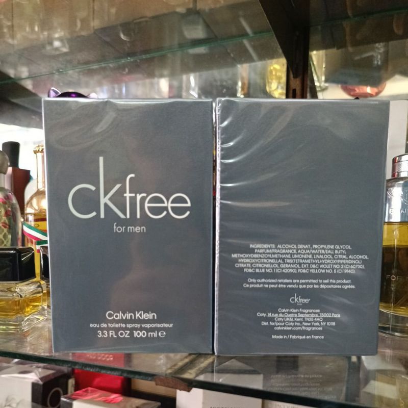 CK Free for Men EDT 100 ml 3.3 FL OZ.