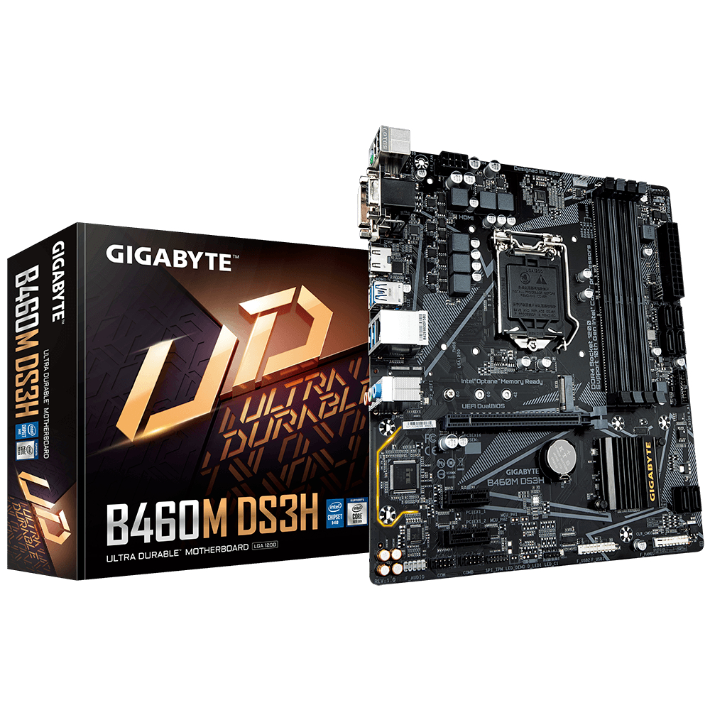MAINBOARD (เมนบอร์ด) 1200 GIGABYTE B460M DS3H พร้อมส่ง