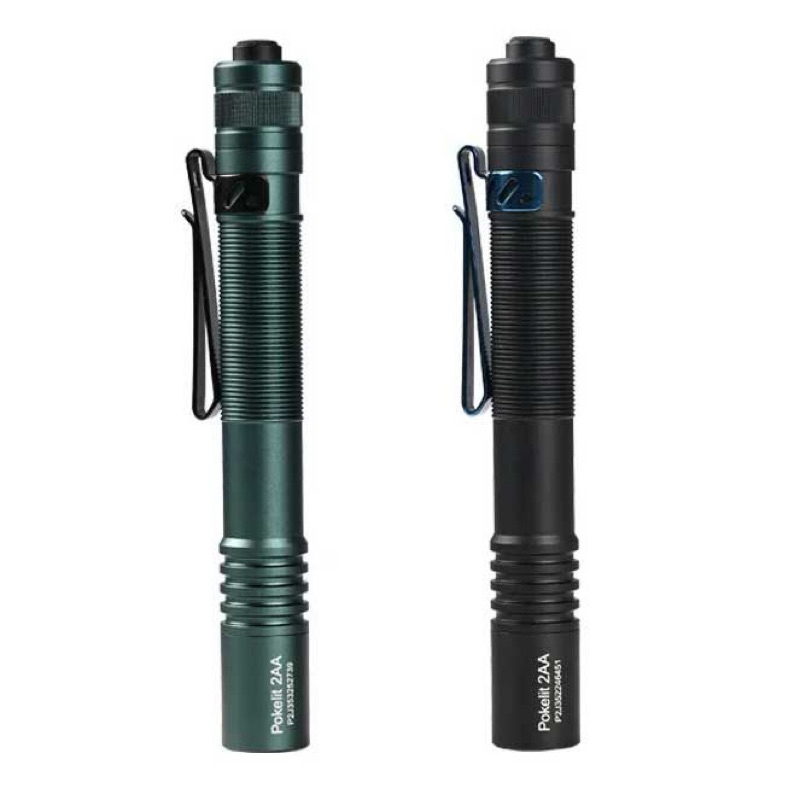 ไฟฉาย acebeam Pokelit 2AA เป็นไฟฉายขนาดกะทัดรัดและน้ำหนักเบาสำหรับการพกพา