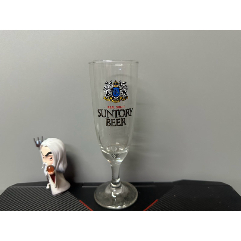 แก้วเบียร์ Suntory Beer Stemmed Glass Real Draft with Logo  7.5”