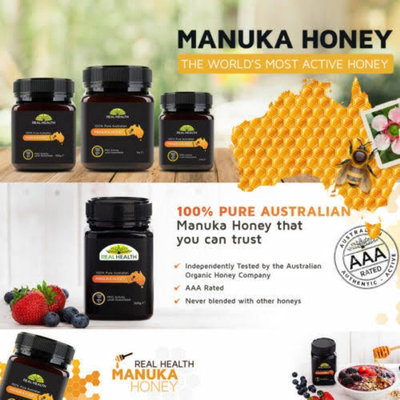 Australia  Honey Nature's Way Manuka Honey MGO 300 = 250g // MGO 100 = 500g