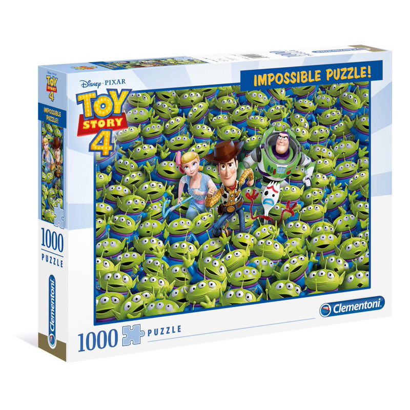 พร้อมส่ง-จิ๊กซอว์ Impossible puzzle Toy Story4 แบรนด์ Clementoni jigsaw puzzle 1000 ชิ้น