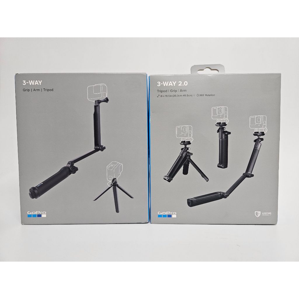 GOPRO 3-Way 1.0/ 2.0 แท้ ของใหม่ Grip+Arm+Tripod (ด้ามจับ 3 ทาง) 3way GoPro แท้ 100%