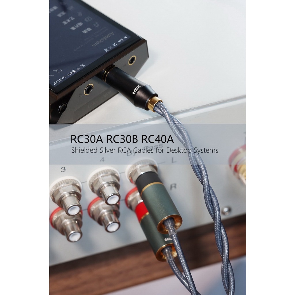 [-ประกันศูนย์ไทย-] DD RC30B สาย RCA ซ้าย ขวา ออก RCA ซ้าย ขวา สำหรับเครื่องเสียง