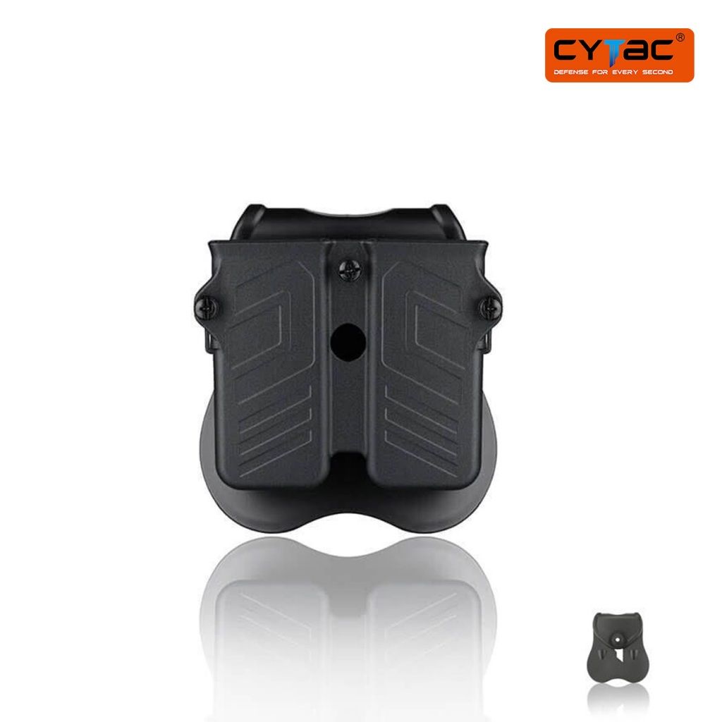 ซองแม็กคู่ Cytac 9มม .40 .45 วัสดุ Polymer (พร้อมส่ง) 1-M1MPU00 ราคา ถูกที่สุด ดีลบีเคเค แกลเลอรีภาพที่ 2