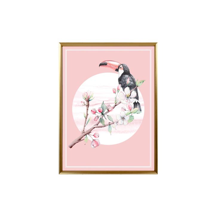 ภาพติดฝาผนัง CHIC REPUBLIC รุ่น CATHRIN-A/45X60 สีทอง/หลากสี_1