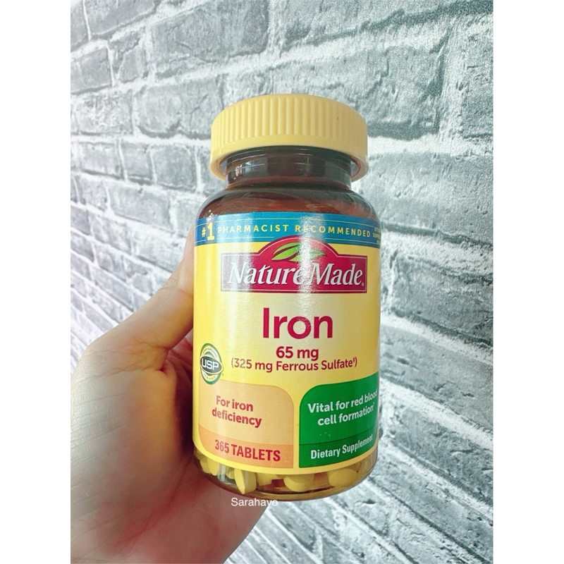 Nature Made Iron 65 mg (325 mg Ferrous Sulfate)