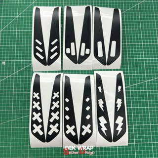 สติกเกอร์ตกแต่งไฟเลี้ยว LambattaX300 X200 (สีจะมีตามรูปเท่าน…