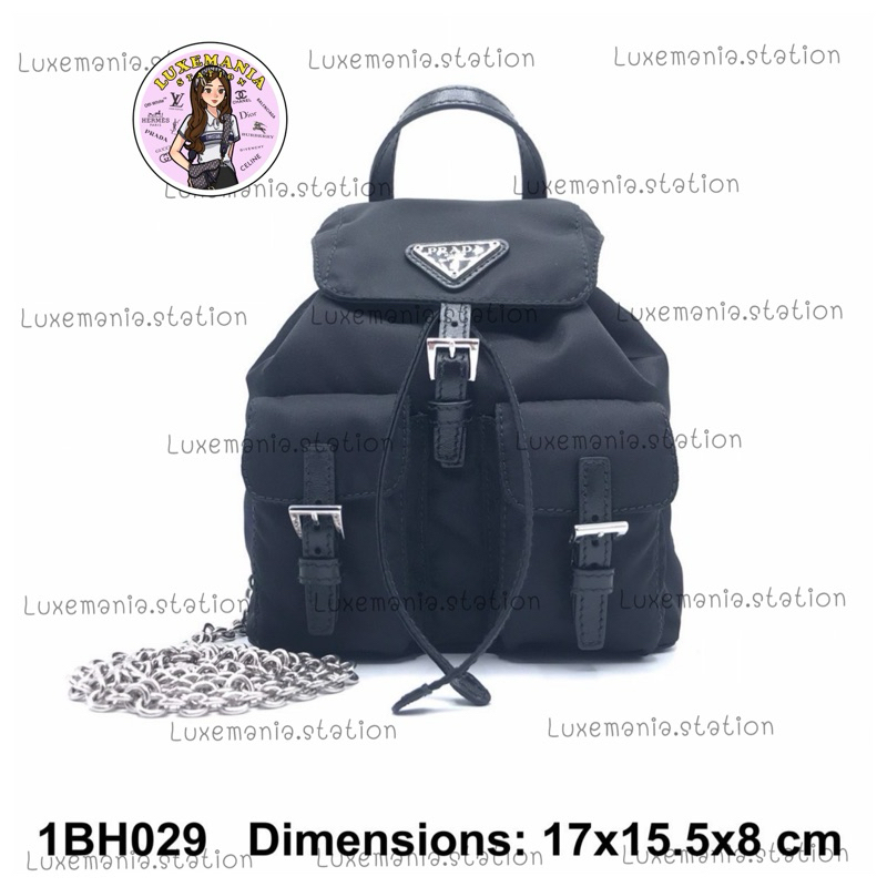 👜: New!! Prada Mini Backpack 1BH029‼️ก่อนกดสั่งรบกวนทักมาเช็คสต๊อคก่อนนะคะ‼️