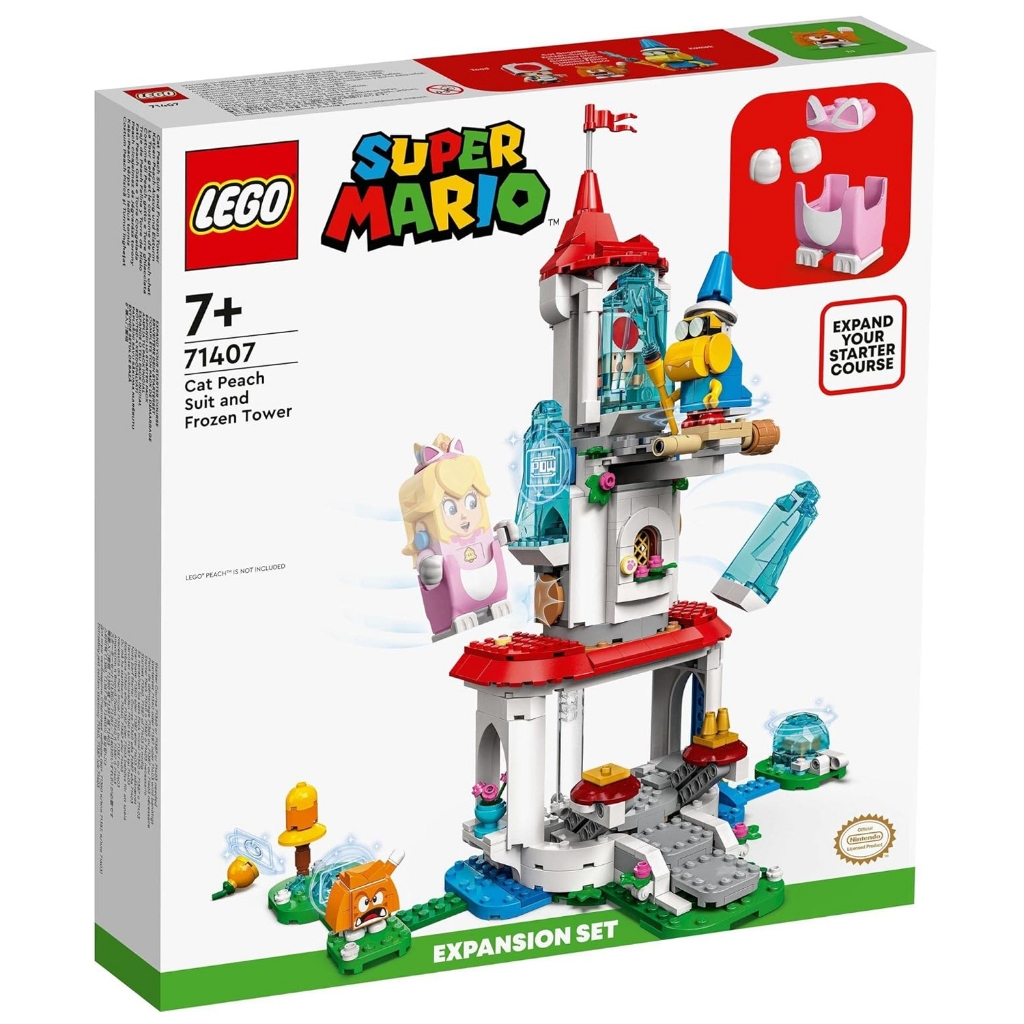 71407 : LEGO Super Mario Cat Peach Suit & Tower Expansion Set (สินค้ากล่องไม่สวย)