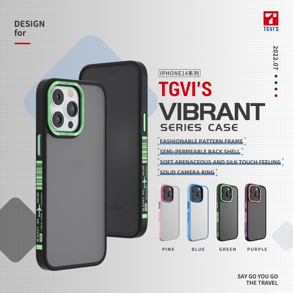 เคส TGVIS VIBRANT SERIES - iPhone 14 / 14 Pro / 14 Promax