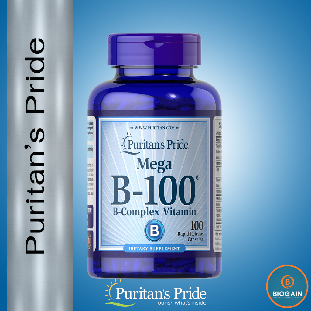 Puritan's Pride Vitamin B-100 Complex / 100 Capsules