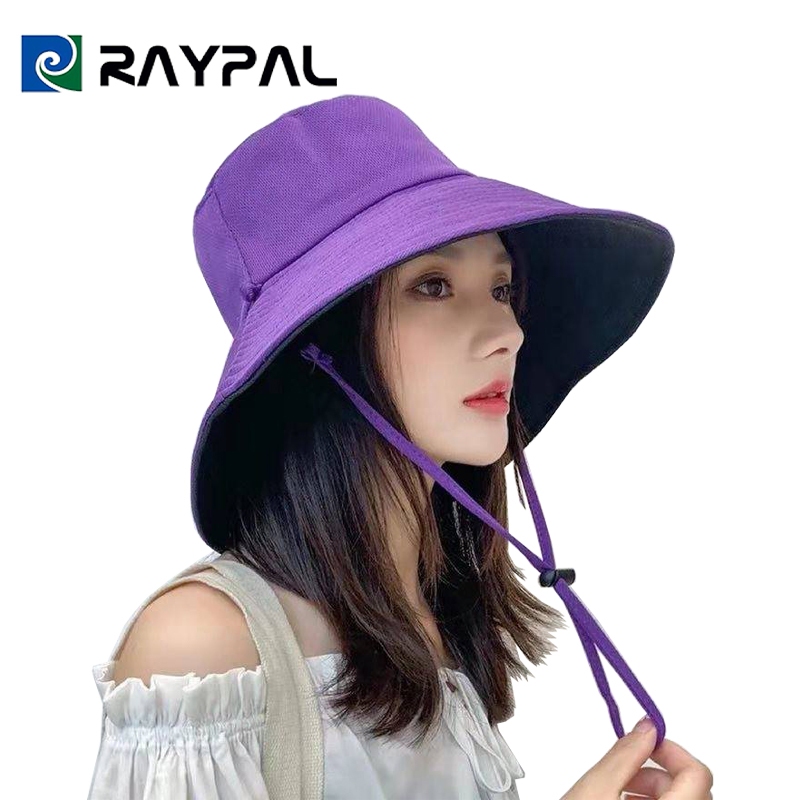 หมวก Bucket ​บั​กเก็ต​ 2​ ด้าน หมวกกันแดด ทรงสวยผ้าหนา มีเชือกรัดใต้คาง