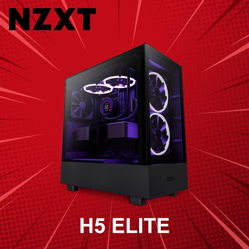 เคสคอม NZXT รุ่น H5 Elite ประกันศูนย์ 2 ปี