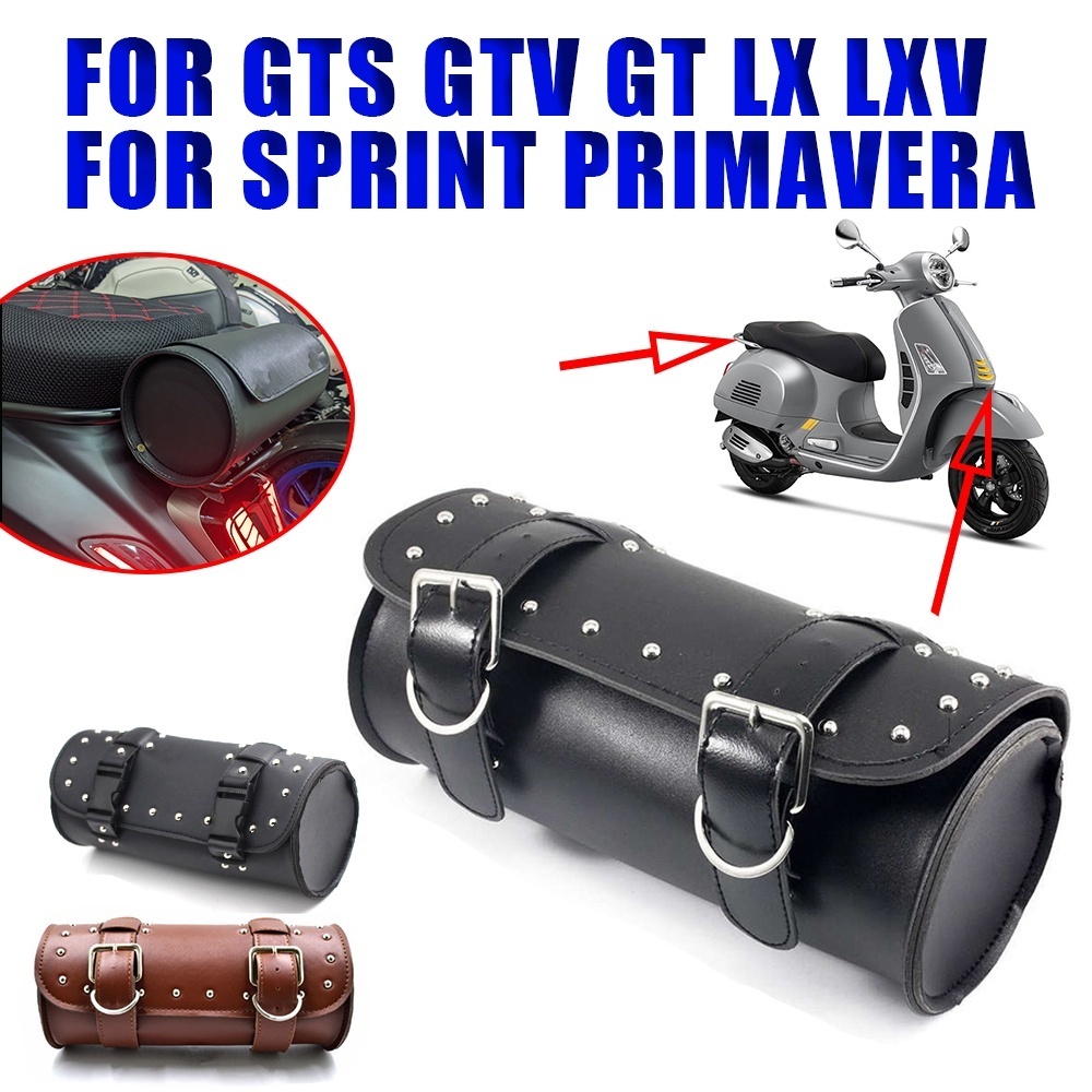 กระเป๋าเก็บของ ติดเบาะหลังรถจักรยานยนต์ไฟฟ้า VESPA Spring 150 Sprint 150 GTV GTS300 LX LXV Primavera
