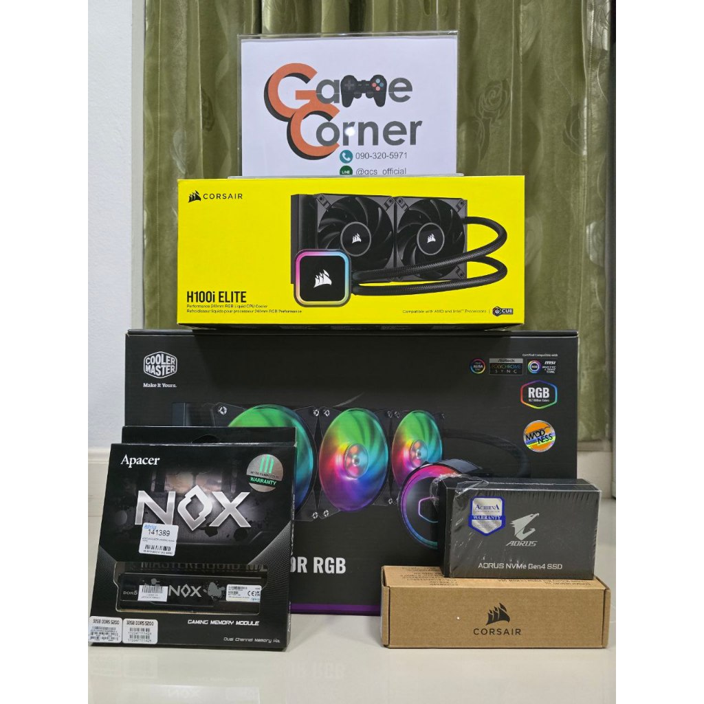 [Instock มีของพร้อมส่ง] Cooler Master Liquid ML360R / Ram DDR5 32GB มือ 2 สภาพใหม่ (corsair)