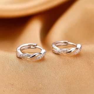 ✅พร้อมส่ง🔥 LILY.C ต่างหูห่วงเงิน S925 Sterling Silver Hoop Earrings