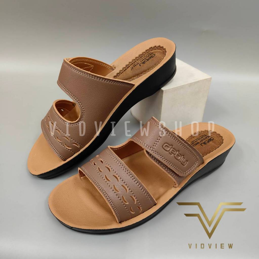 VIDVIEW !!ลดสนั่น!! รองเท้าแตะหญิง แบบสวม Deblu L6311 เพื่อสุขภาพ เบอร์ 36-41 ยี่ห้อเดอบลู