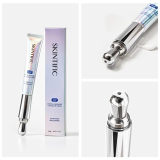 SKINTIFIC 360 Crystal Massager Lifting Eye Cream 20g. ครีมบำรุงรอบดวงตา