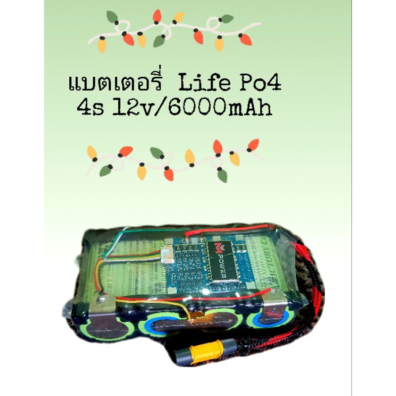 battery LiFe PO4 (4s 12v6000mAh)