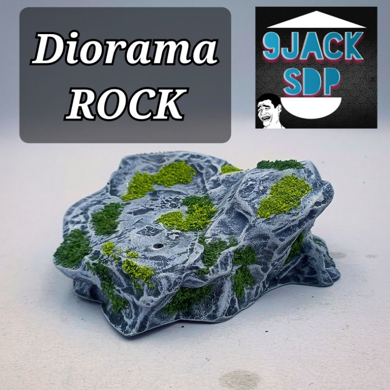 Diorama ROCK ฉากจำลอง โขดหิน ฐานหิน