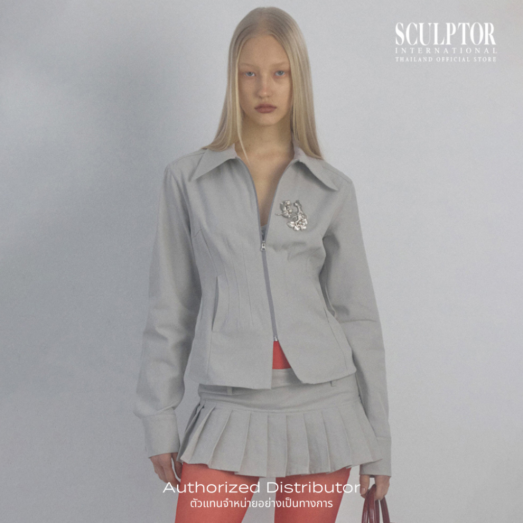SCULPTOR® เสื้อแจ็กเก็ต Cotton Zip-Up Jacket