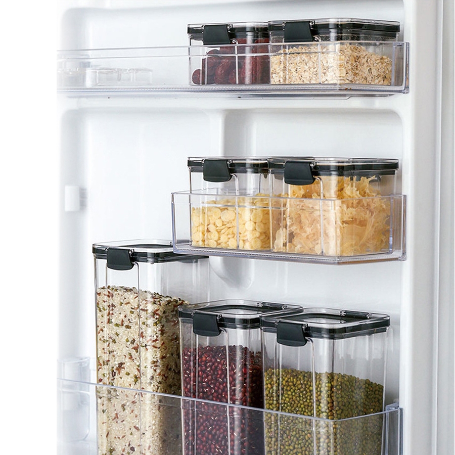กล่องถนอมอาหาร โหลถนอมอาหาร Plastic Pet Food Container ขนาดกระทัดรัด เเข็งเเรง ทานทาน Alechaung coffee ราคา ถูกที่สุด ดีลบีเคเค แกลเลอรีภาพที่ 6