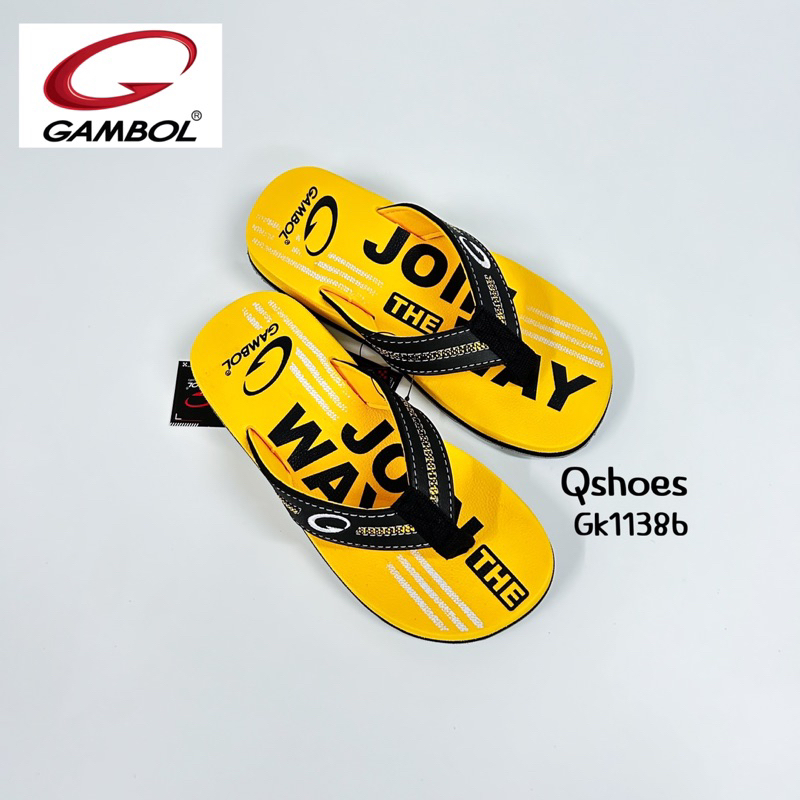 รองเท้าแตะหนีบเด็กแกมโบล Grafront Gk11404 Gk11386 มีไซส 31-35 ใส่ได้ทั้งชายหญิง ดำ เหลือง แดง กรมท่า น้ำเงิน ใส่ได้ทุกวั