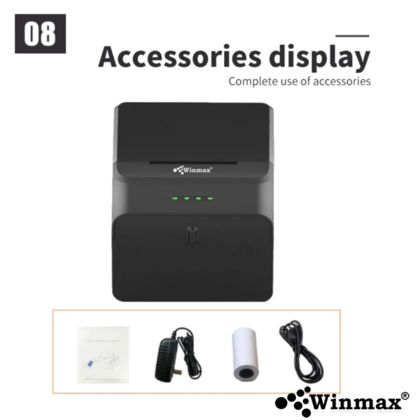 Winmax เครื่องพิมพ์ใบเสร็จ รองรับ Wifi ขนาด 80 มม. รุ่น Winmax-MH80