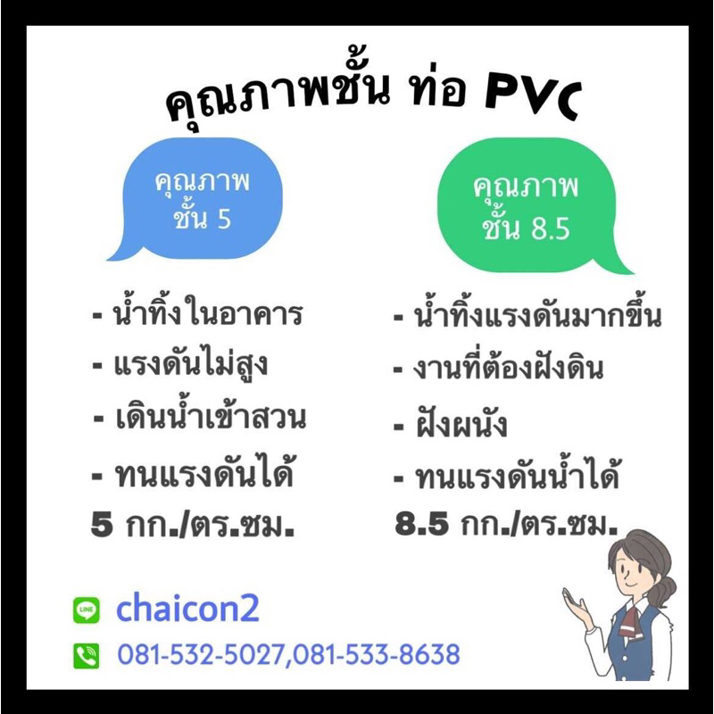 ท่อพีวีซี ขนาด 4 นิ้ว ชั้น 5 ตรานกอินทรีย์ แบ่งขาย ความยาว 15.เมตร และ2 เมตร มีแบบข้อต่อในตัว(ปลายบาน) และปลายเรียบ ราคา ถูกที่สุด ดีลบีเคเค แกลเลอรีภาพที่ 2