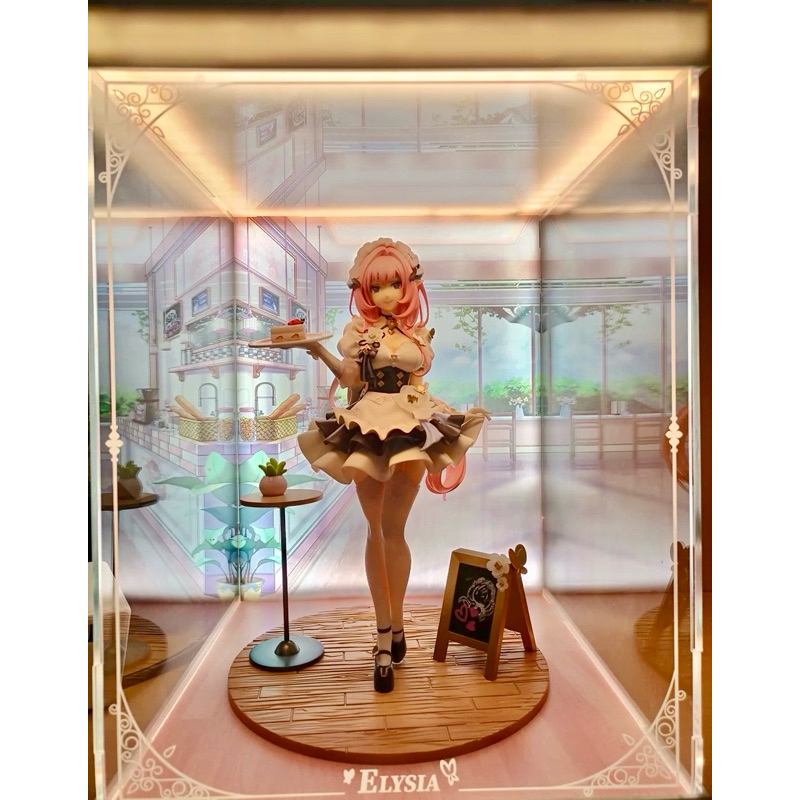 ตู้อะคริลิค Elysia สกรีนลาย Display Box Acrylic Honkai impact 3rd Mihoyo figure ฟิกเกอร์ เอลิเซีย