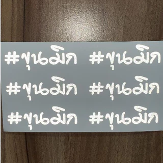 สติ๊กเกอร์ตามสั่ง 6 แผ่น 60 บาท สติ๊กเกอร์สะท้อนแสง ขนาด 4-5 นิ้ว