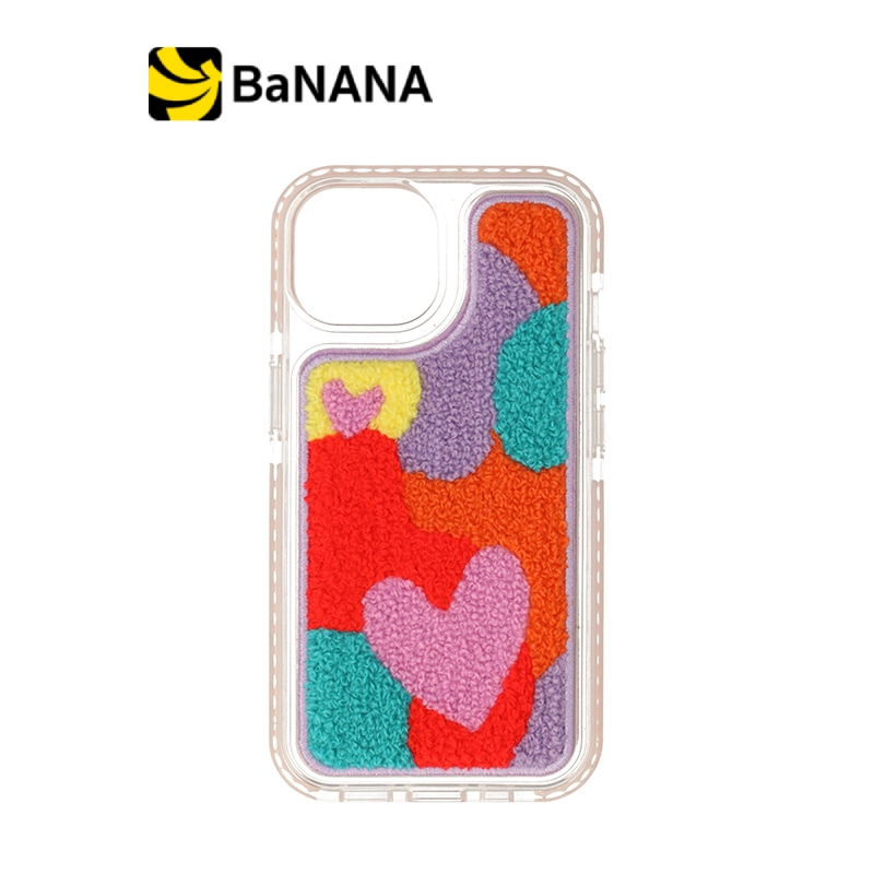 เคส QPLUS iPhone 15 Heart Fabric by Banana IT