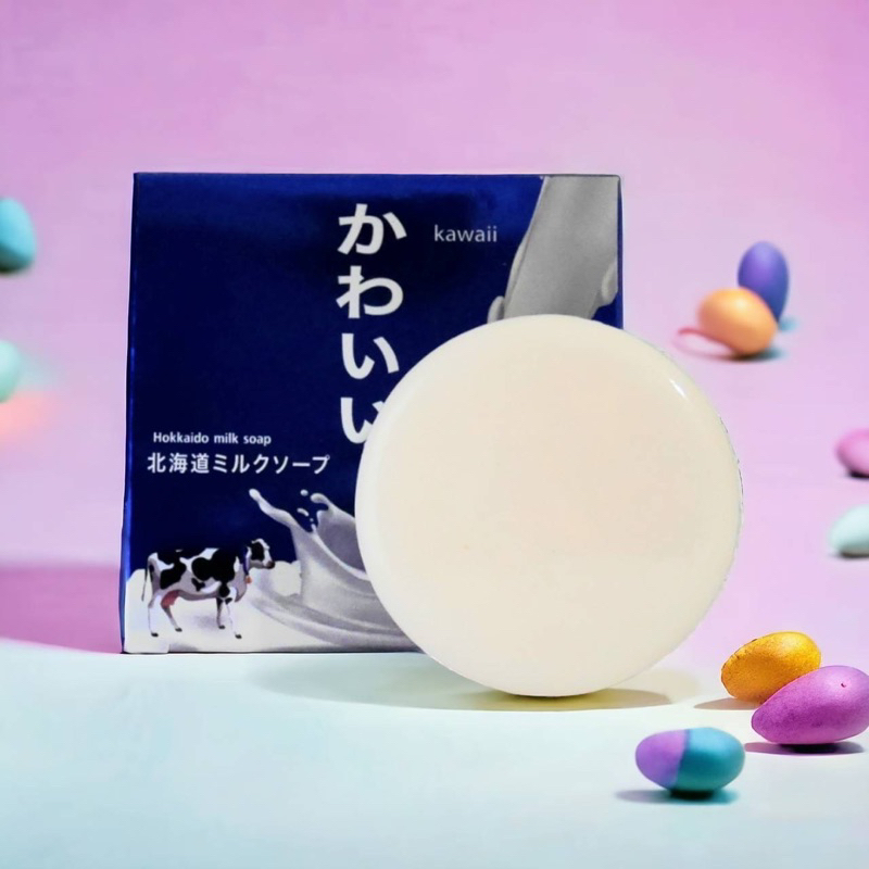 kawaii Hokkaido milk soap