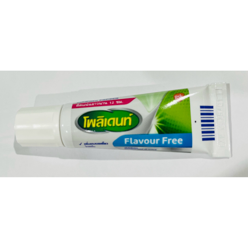 polident 8.5 g สินค้าทดลองใช้ไม่มีกล่อง โพลีเดนท์ รส flavor free