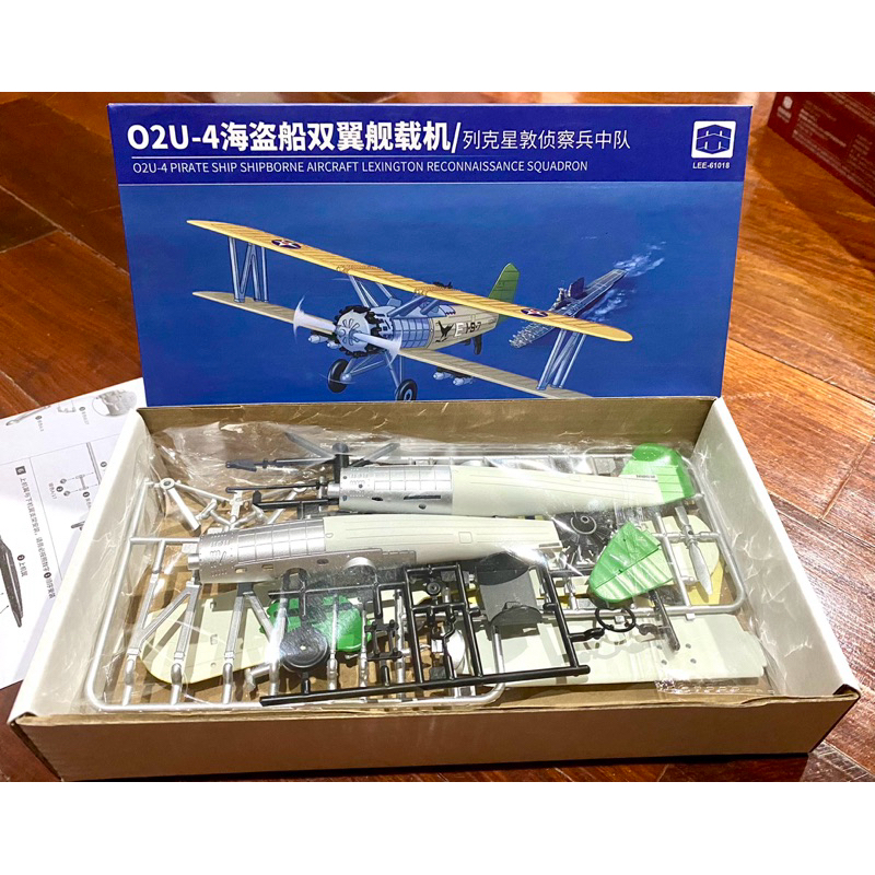 Lee Model 1/48 เครื่องบิน Vought O2U Corsair ประจำเรือบรรทุกเครื่องบิน Lexington