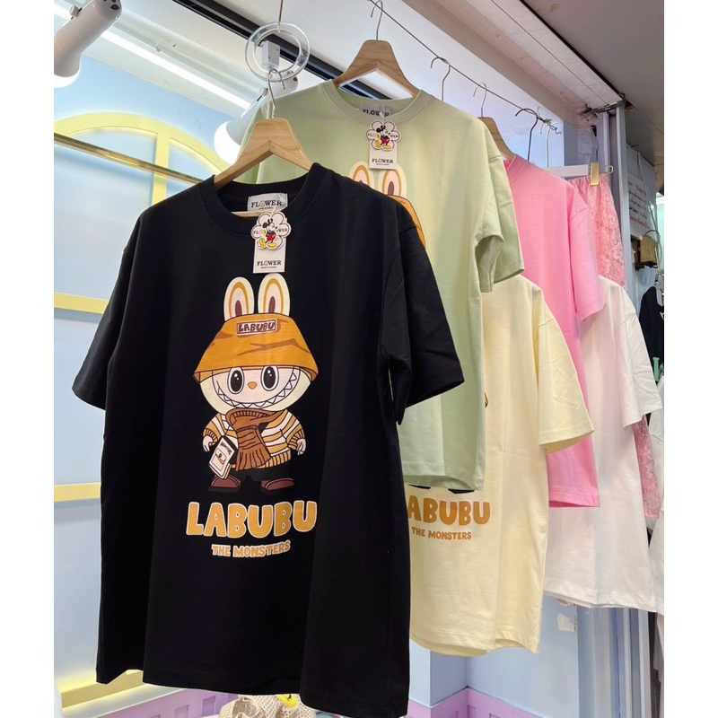 เสื้อยืดOveresize(FLOwER)ลาบูบู้