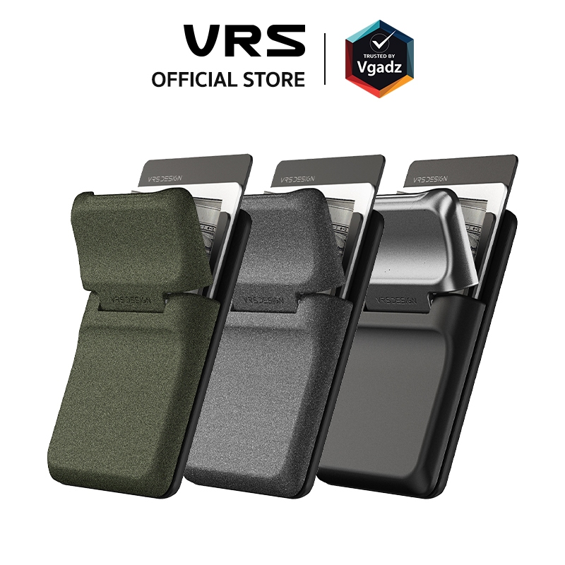VRS - ที่เก็บบัตรติดหลังมือถือ รุ่น Mag Grip Wallet