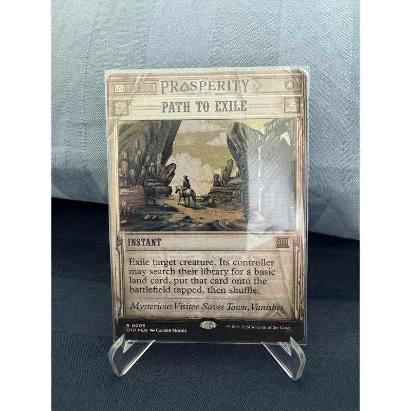 MTG Outlaws of Thunder Junction Breaking News Foil: Path to Exile (0006 - Showcase)