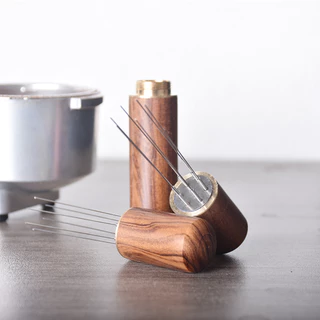 จัดส่งทันที | ที่เกลี่ยกาแฟ 6 เข็ม มีให้เลือกเป็นชุด เข็มเกลี่ยกาแฟ WDT Tool Needle Distributor
