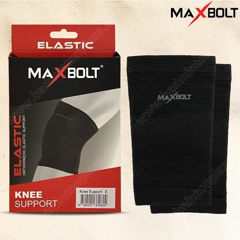 ผ้ายืดรัดป้องกันหัวเข่า MAXBOLT สีดำ 1 คู่ (2 ข้าง) (KNS-101)