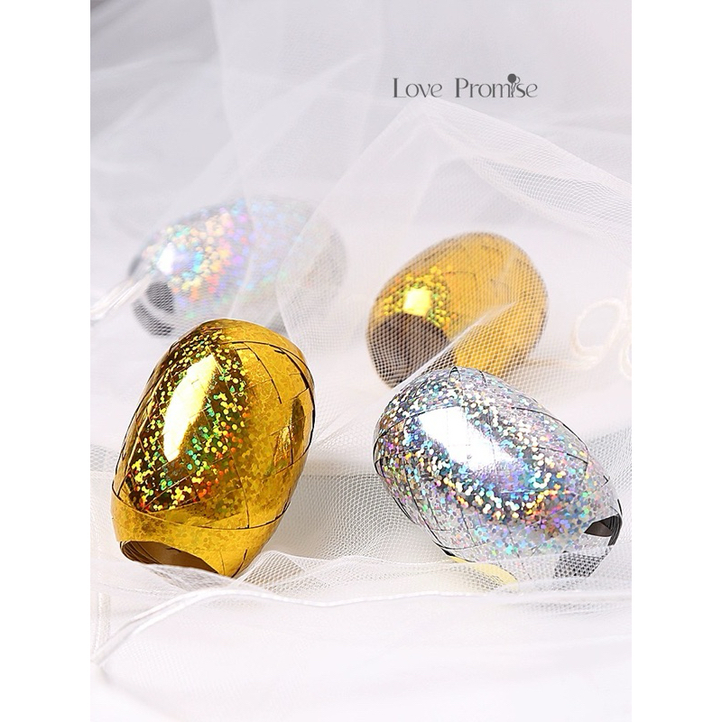 ริบบิ้น ริบบิ้นผูกลูกโป่ง ร้านไทย พร้อมส่ง กว้าง5mm ยาว 10เมตร